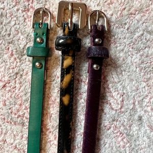 Set of 3 Ann Taylor belts size M